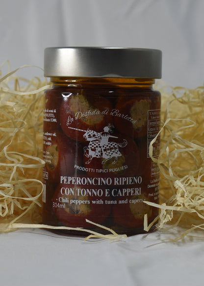 PEPERONCINO RIPIENO CON TONNO E CAPPERI