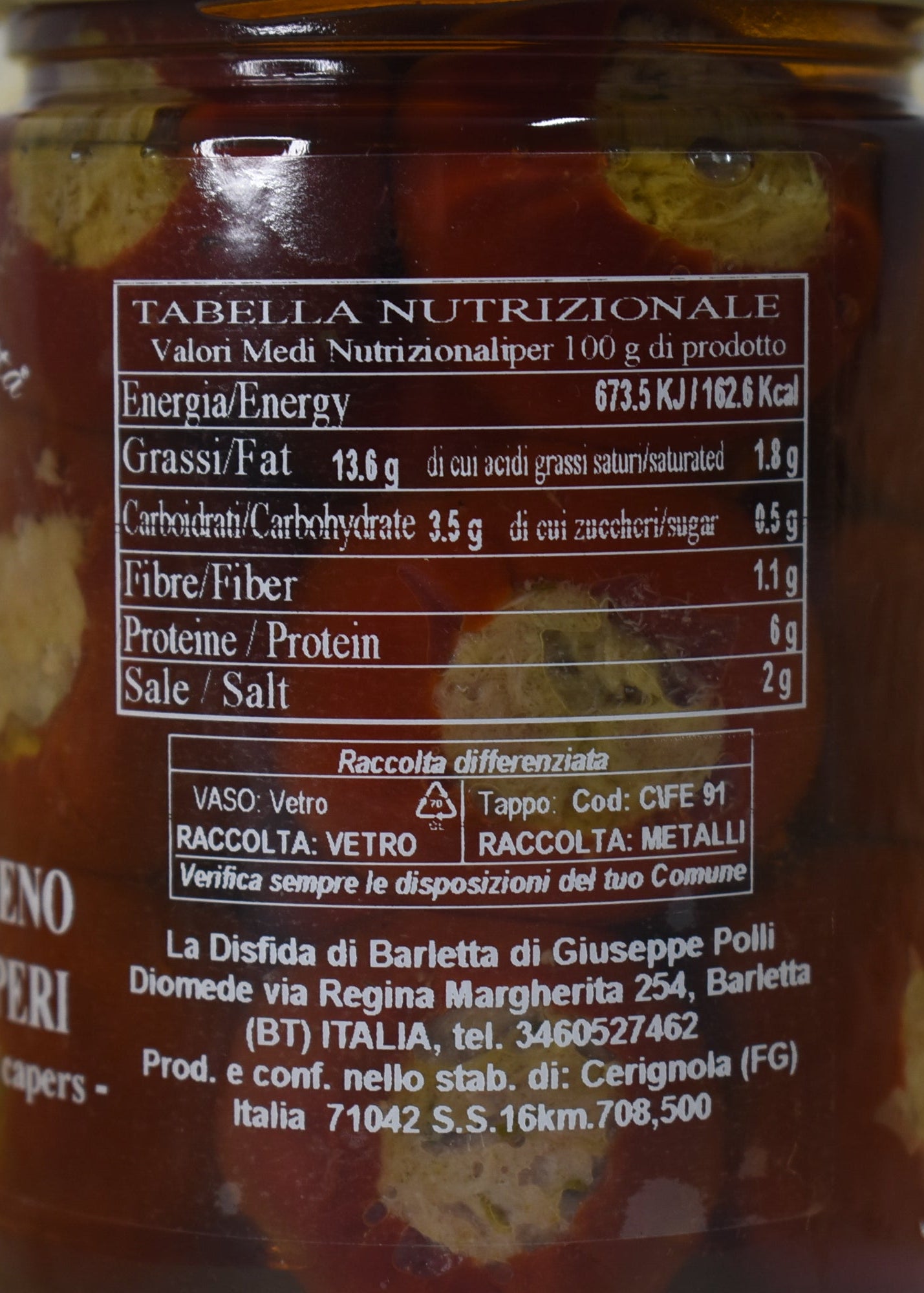 PEPERONCINO RIPIENO CON TONNO E CAPPERI