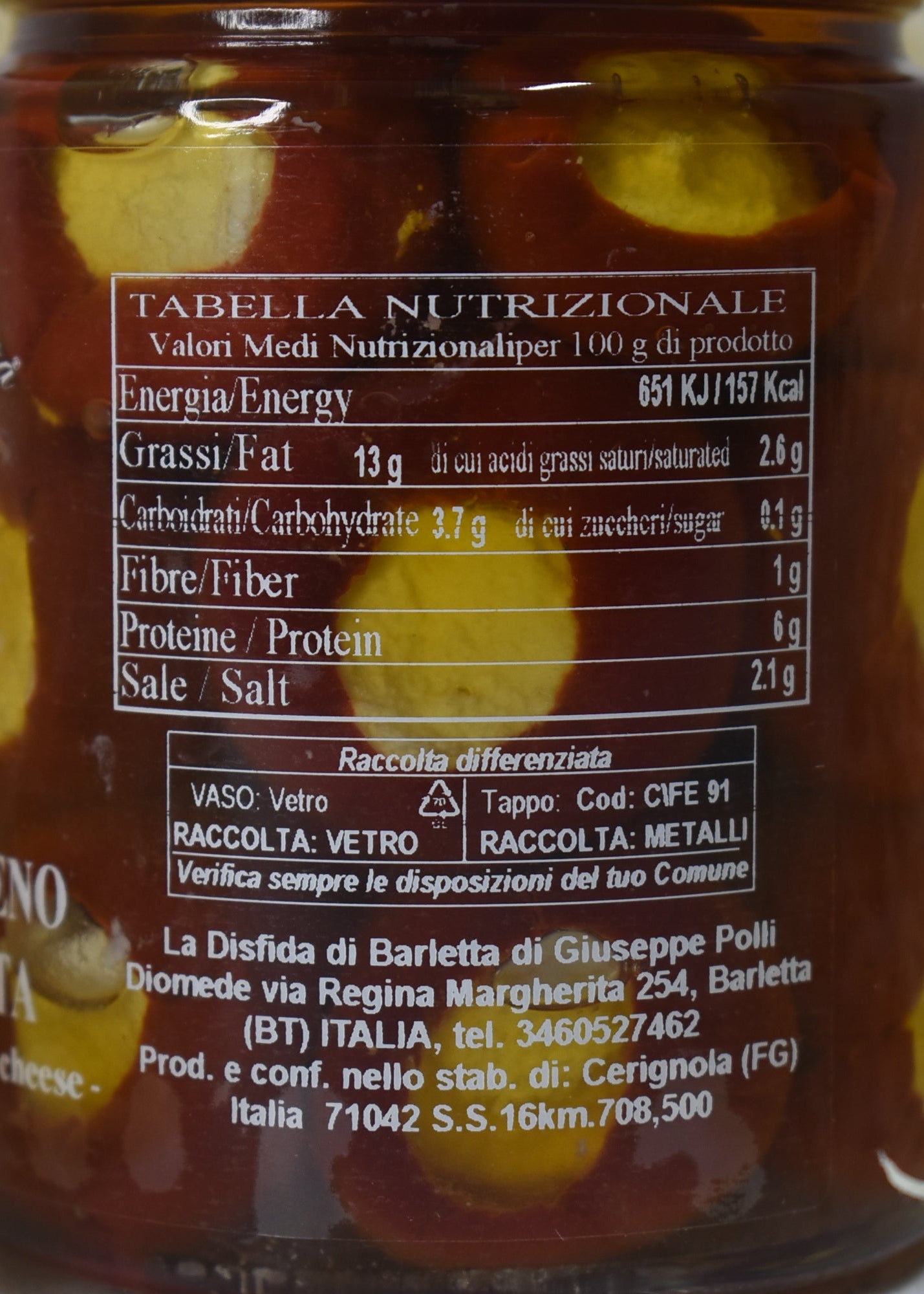 PEPERONCINO RIPIENO CON CACIORICOTTA