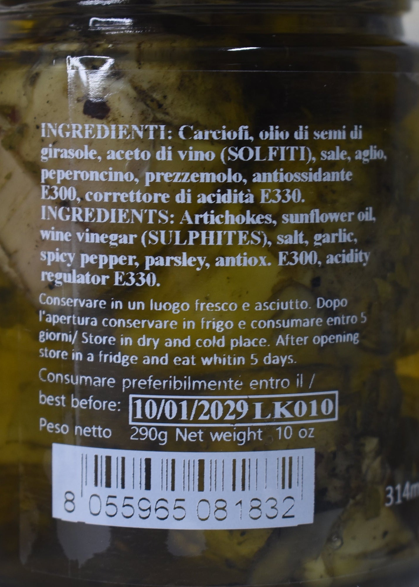 CARCIOFI INTERI GRIGLIATI