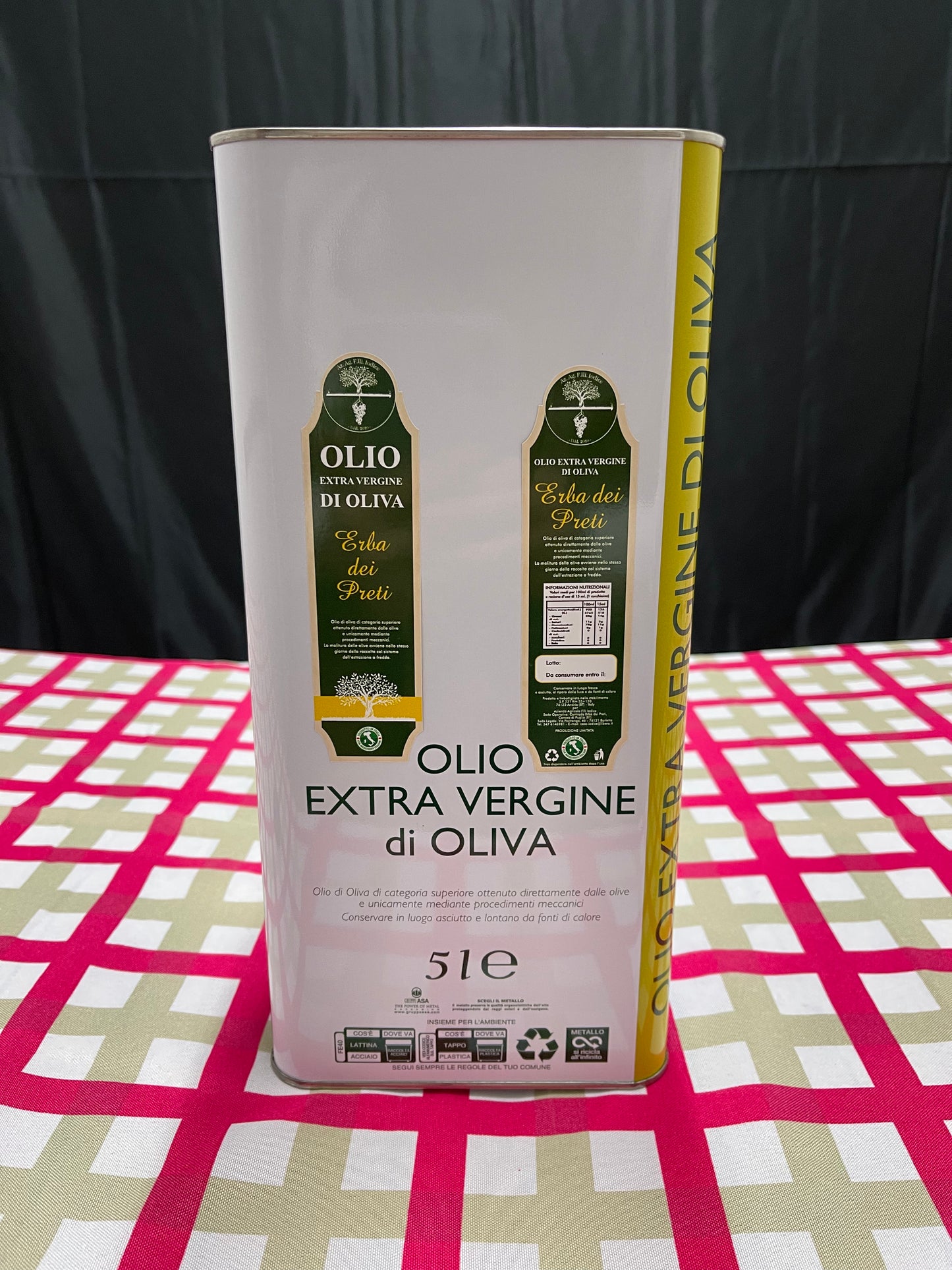 OLIO EXTRA VERGINE DI OLIVA ERBA DEI PRETI