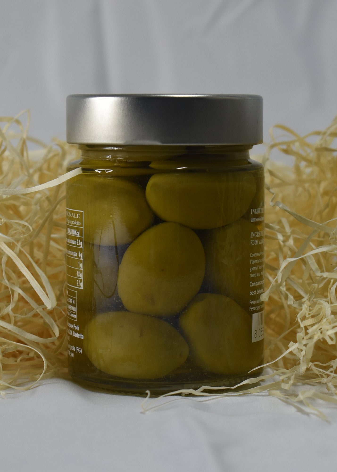 OLIVE DA TAVOLA "BELLA DI CERIGNOLA" (PEZZ. GRANDE) IN SALAMOIA