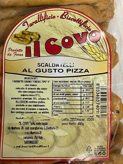 SCALDATELLI AL GUSTO PIZZA