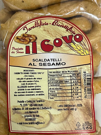 SCALDATELLI AL SESAMO
