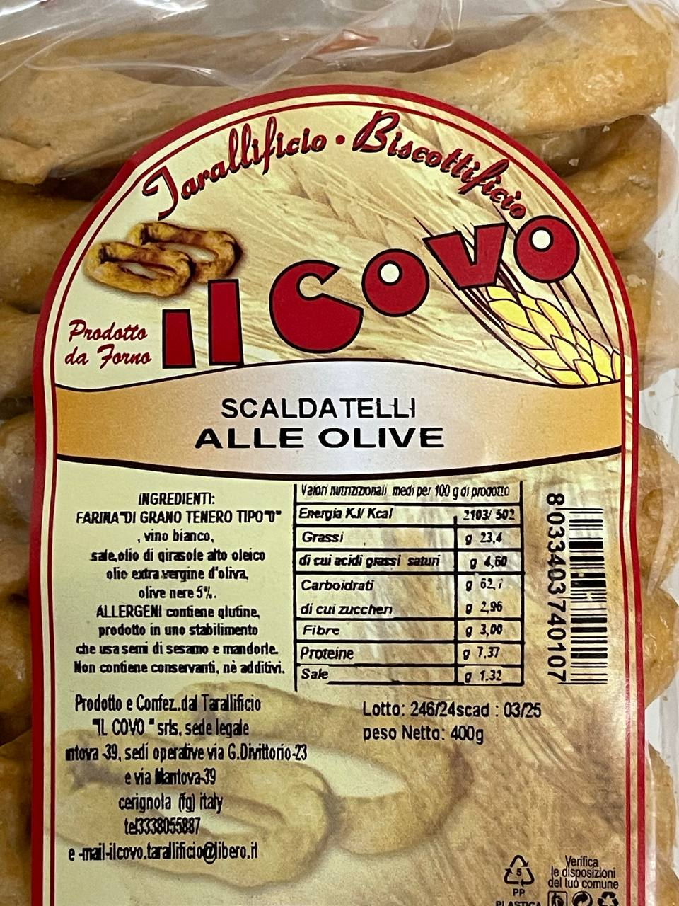 SCALDATELLI ALLE OLIVE