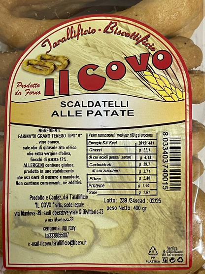 SCALDATELLI ALLE PATATE