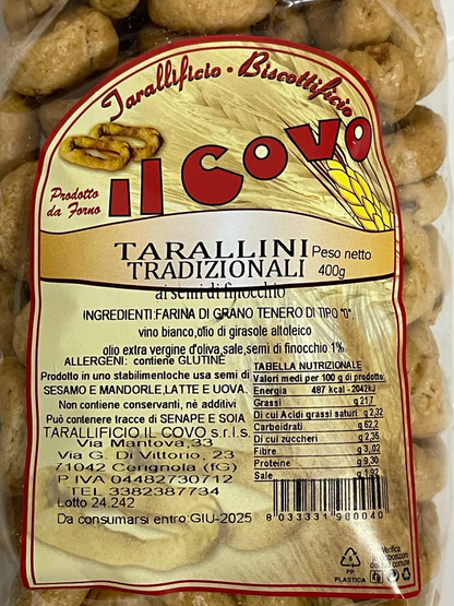 TARALLINI TRADIZIONALI