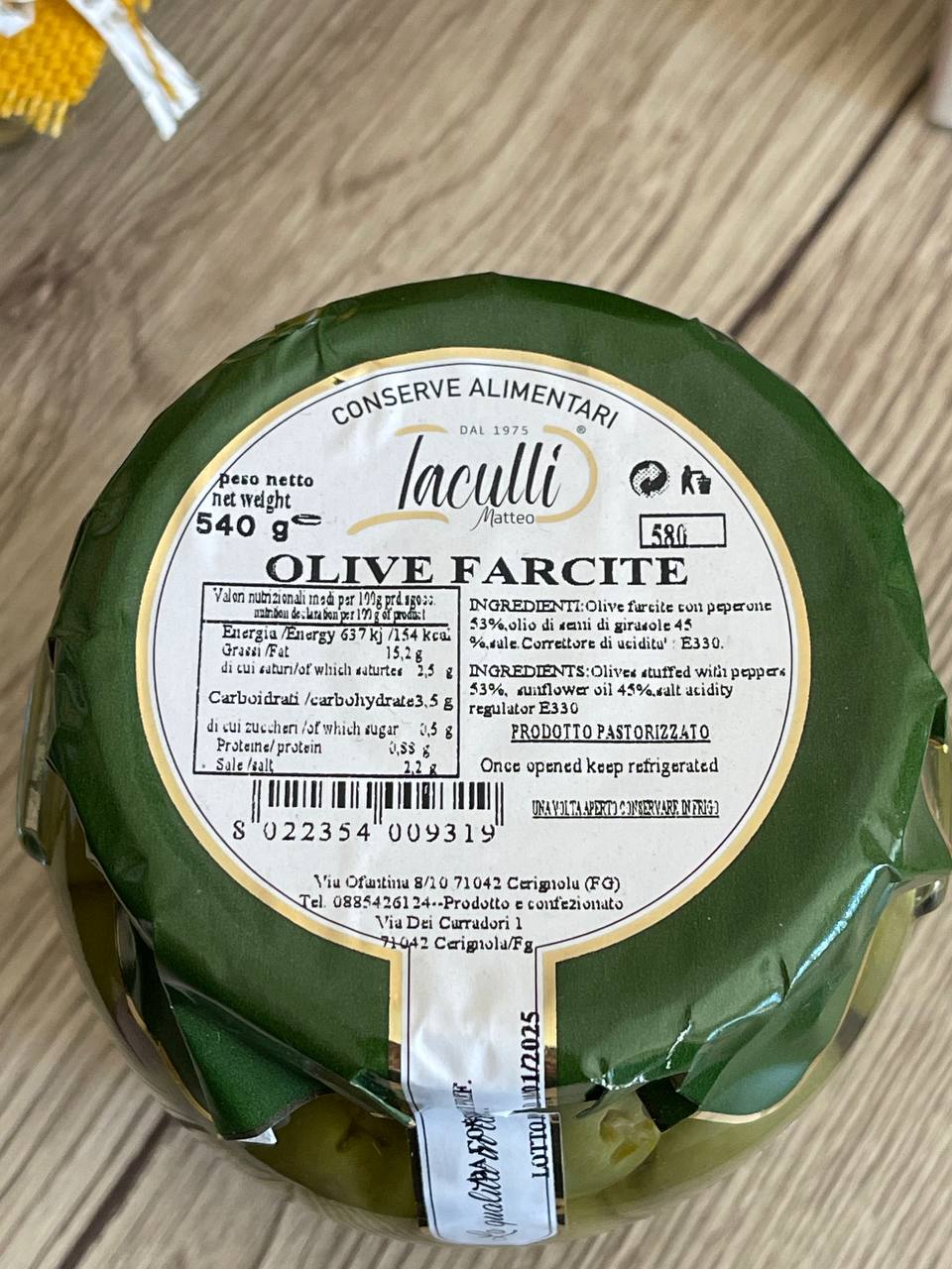 OLIVE FARCITE