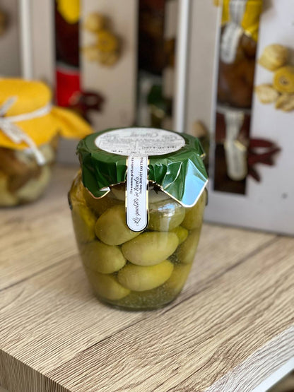 OLIVE DA TAVOLA "LA BELLA DI CERIGNOLA" (PEZZ. GRANDE) IN SALAMOIA